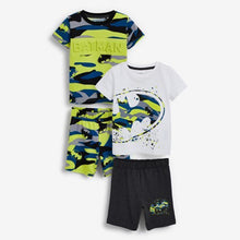 Load image into Gallery viewer, Green Camo Batman® 2 Pack Short Pyjamas (4-12yrs) - Allsport
