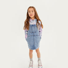 Load image into Gallery viewer, Blue Pale Denim Pinafore (3-12yrs) - Allsport
