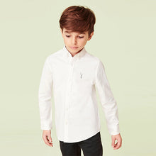 Load image into Gallery viewer, White Long Sleeve Oxford Shirt (3-12yrs)
