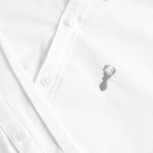White Long Sleeve Oxford Shirt (3-12yrs)
