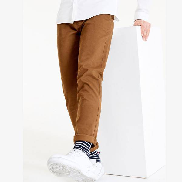 Ginger Slim Fit Stretch Chino Trousers (3-12yrs) - Allsport