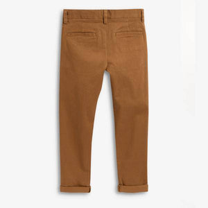 Ginger Slim Fit Stretch Chino Trousers (3-12yrs) - Allsport