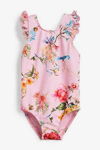 Pink Floral Swimsuit (3MTHS-5YRS) - Allsport