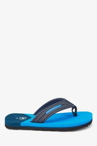 Blue Sporty Flip Flops - Allsport