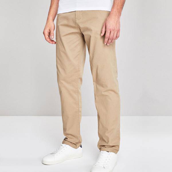 Wheat Straight Fit Stretch Chinos - Allsport