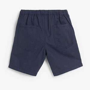 Navy Pull-On Shorts (3-12yrs) - Allsport