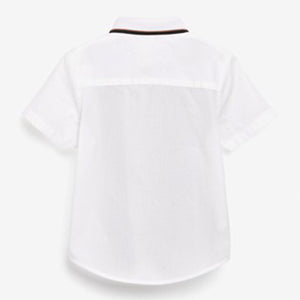 Heritage Check Colourblock Cotton Short Sleeve (3mths-5yrs) - Allsport