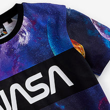 Load image into Gallery viewer, Multi NASA Galactic Print T-Shirt (3-12yrs) - Allsport
