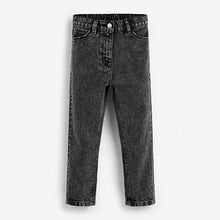 Load image into Gallery viewer, Dark Grey Mom Jeans (3-12yrs) - Allsport
