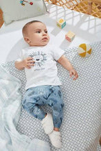 Load image into Gallery viewer, Blue Lion Stretch Jersey T-Shirt And Leggings Set  (up to 18 months) - Allsport
