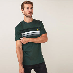 Green Block Soft Touch T-Shirt - Allsport
