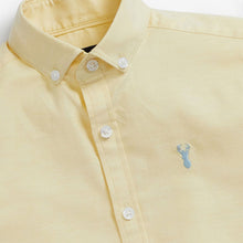 Load image into Gallery viewer, Yellow Short Sleeve Oxford Shirt (3-12yrs) - Allsport
