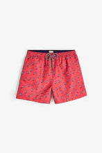 Load image into Gallery viewer, Coral Seahorse Print Swim Shorts - Allsport
