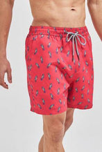 Load image into Gallery viewer, Coral Seahorse Print Swim Shorts - Allsport
