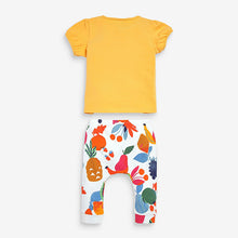 Load image into Gallery viewer, Multi 3 Piece Fruit T-Shirt, Legging And Bib Set (0mths-18mths) - Allsport
