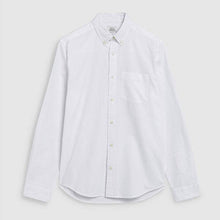 Load image into Gallery viewer, White Regular Fit Long Sleeve Oxford Shirt - Allsport
