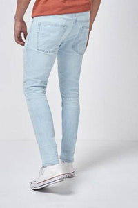 BLEACH SLIM FIT JEANS WITH STRETCH - Allsport