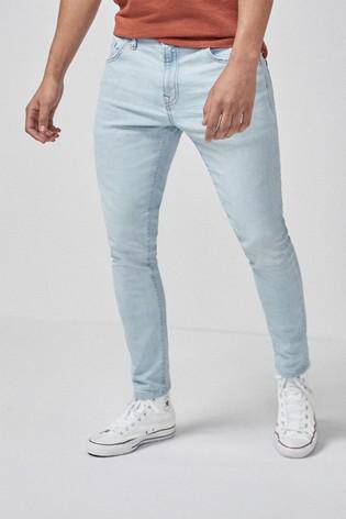 BLEACH SLIM FIT JEANS WITH STRETCH - Allsport