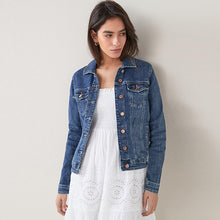 Load image into Gallery viewer, Mid Blue Denim Jacket
