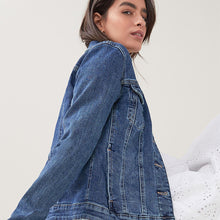 Load image into Gallery viewer, Mid Blue Denim Jacket
