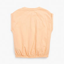Load image into Gallery viewer, Peach Pink Peach Pink Sequin Awesome T-Shirt (3-12yrs) - Allsport
