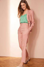 Load image into Gallery viewer, Pink Linen Blend Blazer - Allsport
