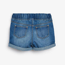 Load image into Gallery viewer, Denim Blue Pull-On Shorts (3mths-5yrs) - Allsport
