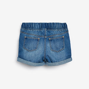Denim Blue Pull-On Shorts (3mths-5yrs) - Allsport
