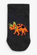 Load image into Gallery viewer, Mono 5 Pack Cotton Rich Dinosaur Trainer Socks - Allsport
