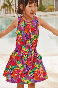 Twist Back Multicolor Dress - Allsport