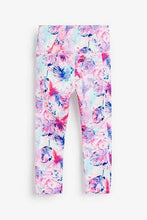 Load image into Gallery viewer, Sports Leggings Pink Palm Print - Allsport
