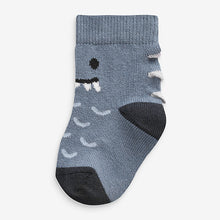 Load image into Gallery viewer, 5PK BLUE DINO SOCK P - Allsport
