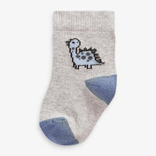 Load image into Gallery viewer, 5 Pack Dinosaur Socks (0mth-2yrs) - Allsport
