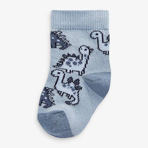 5 Pack Dinosaur Socks (0mth-2yrs) - Allsport