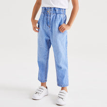Load image into Gallery viewer, Bright Blue Gathered Waist Jeans (3-12yrs) - Allsport
