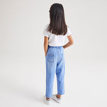 Load image into Gallery viewer, Bright Blue Gathered Waist Jeans (3-12yrs) - Allsport
