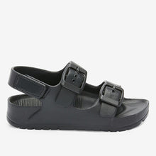 Load image into Gallery viewer, Black EVA Sandals (Younger) - Allsport
