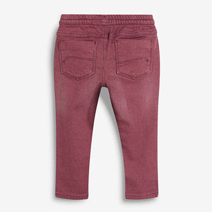 Plum Purple Slim Fit Jogger Jeans (3mths-5yrs) - Allsport