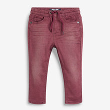Load image into Gallery viewer, Plum Purple Slim Fit Jogger Jeans (3mths-5yrs) - Allsport
