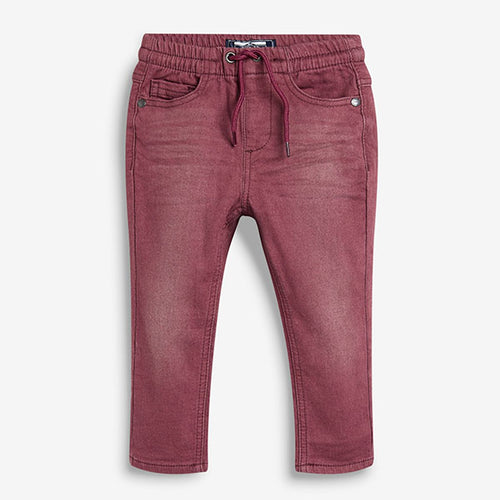 Plum Purple Slim Fit Jogger Jeans (3mths-5yrs) - Allsport