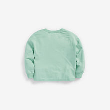 Load image into Gallery viewer, Mint Green Pretty Unicorn Long Sleeve T-Shirt (3-12yrs) - Allsport
