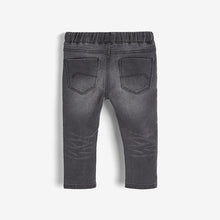 Load image into Gallery viewer, Grey Denim Slim Fit Jogger Jeans (3mths-5yrs) - Allsport
