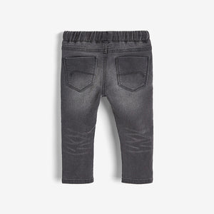 Grey Denim Slim Fit Jogger Jeans (3mths-5yrs) - Allsport