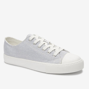 Baseball Canvas Lace-Up Trainers - Allsport