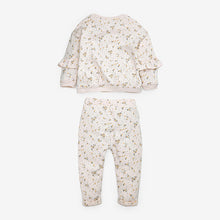 Load image into Gallery viewer, Cream Floral Bunny Co-ord Set (3mths-6yrs) - Allsport
