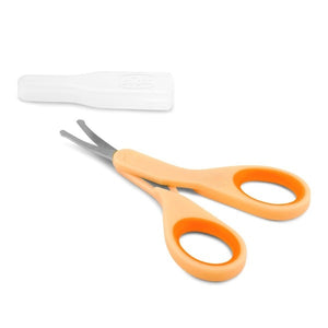 Chicco Orange Nail Scissors 0m+