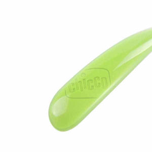 Chicco Green Silicone Spoon 6m+