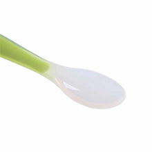 Load image into Gallery viewer, Chicco Green Silicone Spoon 6m+
