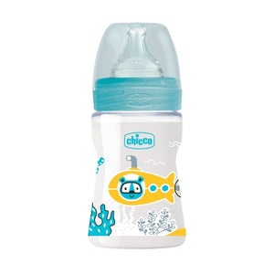 Chicco Bottle Colorful Plastic 150ml Blue 0M+