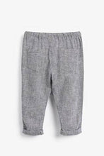 Load image into Gallery viewer, Linen Grey Blend Trousers - Allsport
